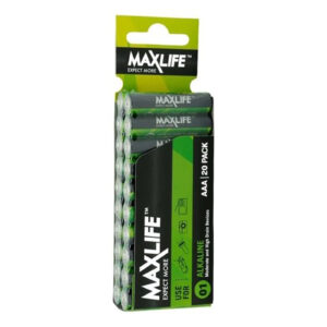 Maxlife BATAAA-A AAA Alkaline 20 Pack - NZ DEPOT