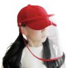 Outdoor Protection Hat Anti-Fog Pollution Dust Protective Cap Full Face HD Shield Cover Kids Red, Business & Industrial>Work Safety Protective Gear>Protective Masks, , , , ,  - NZ DEPOT 1