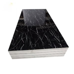 PVC UV Marble Stone Board - Net Black Color - NZ DEPOT