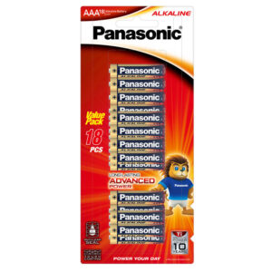 Panasonic LR03T/18B Alkaline AAA Battery - 18 Pack Alkaline-Zinc - Longer Lasting protects power for upto 10 years - NZ DEPOT