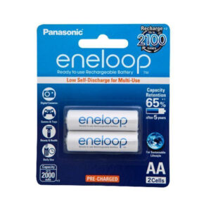 Panasonic BK-3MCCE/2BA Eneloop Rechargeable AA 2pk retail pack - NZ DEPOT