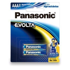 Panasonic Evolta LR03EG/2B Batteries AAA 2 Pack Alkaline For Current-hungry Devices - NZ DEPOT