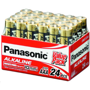 Panasonic LR03T/24V AAA 24pcs Alkaline 1.5V Bulk Value Pack Alkaline-Zinc - Longer Lasting protects power for upto 10 years - NZ DEPOT