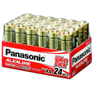 Panasonic LR6T/24V AA 24 Pack 1.5V Alkaline bulk pack Alkaline-Zinc 20 Longer Lasting protects power for upto 10 years - NZ DEPOT