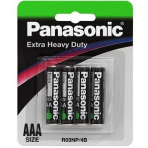 Panasonic R03NP/4B AAA 4 Pack Panasonic Extra Heavy Duty - NZ DEPOT