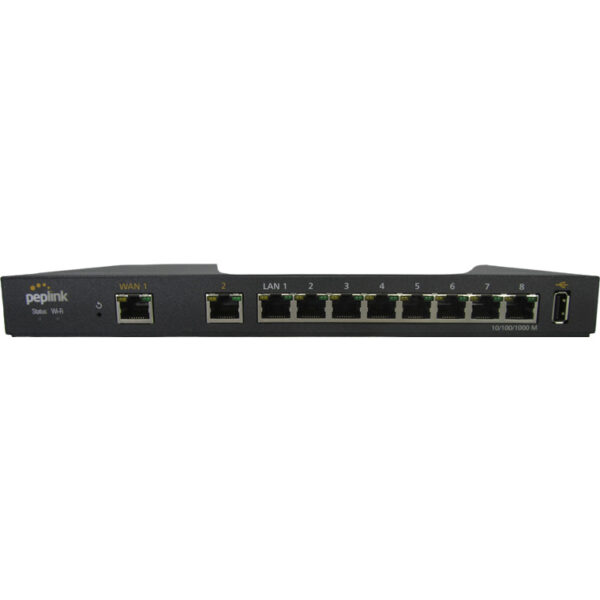 Peplink Balance One Core Dual-WAN Router (2-WAN) for Office/Branch WAN Ports: 2x GE LAN: 8-Port GE Switch SpeedFusion bonding available separately as a paid upgrade - NZ DEPOT