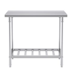 SOGA 100*70*85cm Commercial Catering Kitchen Stainless Steel Prep Work Bench, furniture > kitchen & dining room furniture > buffets, sideboards & kitchen islands, , , , ,  - NZ DEPOT 2