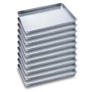 Buy SOGA 10X Aluminium Oven Baking Pan Cooking Tray for Baker Gastronorm 60*40*5cm Online - Home & Living/Kitchen & Dining/Bakeware/Baking Trays - 1 - NZ Depot Free Shipping