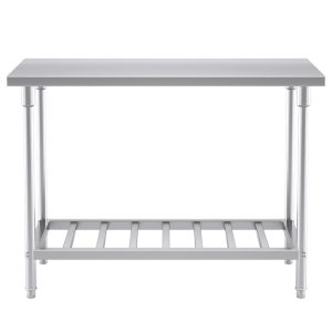 SOGA 120*70*85cm Commercial Catering Kitchen Stainless Steel Prep Work Bench, furniture, kitchen & dining room furniture, buffets, sideboards & kitchen islands, , ,  - NZ DEPOT 2