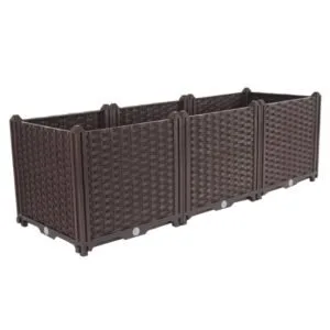 Buy SOGA 120cm Raised Planter Box Vegetable Herb Flower Outdoor Plastic Plants Garden Bed Deepen Online - Garden, Tools & Hardware/Gardening & Lawn Care/Pots, Planters & Container Accessories - 1 - NZ Depot Free Shipping