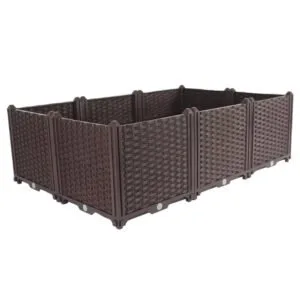 Buy SOGA 120cm Raised Planter Box Vegetable Herb Flower Outdoor Plastic Plants Garden Bed Deepen Online - Garden, Tools & Hardware/Gardening & Lawn Care/Pots, Planters & Container Accessories - 1 - NZ Depot Free Shipping