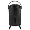 SOGA 12L Stainless Steel Insulated Milk Tea Barrel Hot and Cold Beverage Dispenser Container with Faucet Black, Home & Living>Kitchen & Dining>Barware>Spirit Dispensers, , , , ,  - NZ DEPOT 1