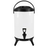 SOGA 12L Stainless Steel Insulated Milk Tea Barrel Hot and Cold Beverage Dispenser Container with Faucet White, Home & Living>Kitchen & Dining>Barware>Spirit Dispensers, , , , ,  - NZ DEPOT 1