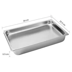 Buy SOGA 12X Gastronorm GN Pan Full Size 1/1 GN Pan 10cm Deep Stainless Steel Tray Online - Home & Living/Kitchen & Dining/Bakeware/Baking Trays - 2 - NZ Depot Free Shipping
