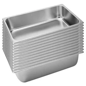 Buy SOGA 12X Gastronorm GN Pan Full Size 1/1 GN Pan 15cm Deep Stainless Steel Tray Online - Home & Living/Kitchen & Dining/Bakeware/Baking Trays - 1 - NZ Depot Free Shipping