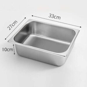 SOGA 12X Gastronorm GN Pan Full Size 1/2 GN Pan 10cm Deep Stainless Steel Tray, Home & Living, Kitchen & Dining, Bakeware, Baking Trays, ,  - NZ DEPOT 2