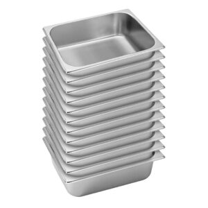 SOGA 12X Gastronorm GN Pan Full Size 1/2 GN Pan 10cm Deep Stainless Steel Tray, Home & Living, Kitchen & Dining, Bakeware, Baking Trays, ,  - NZ DEPOT 1