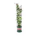 SOGA 133cm 4-Bar Plant Frame Stand Trellis Vegetable Flower Herbs Outdoor Vine Support Garden Rack with Rings, Garden>Tools & Hardware>Gardening & Lawn Care>Garden Decor, , , , ,  - NZ DEPOT 1