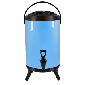 SOGA 14L Stainless Steel Insulated Milk Tea Barrel Hot and Cold Beverage Dispenser Container with Faucet Blue, Home & Living, Kitchen & Dining, Barware, Spirit Dispensers, ,  - NZ DEPOT 1