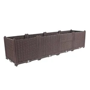 Buy SOGA 160cm Raised Planter Box Vegetable Herb Flower Outdoor Plastic Plants Garden Bed Deepen Online - Garden, Tools & Hardware/Gardening & Lawn Care/Pots, Planters & Container Accessories - 1 - NZ Depot Free Shipping