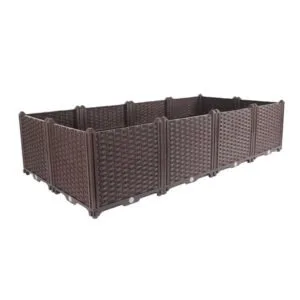 Buy SOGA 160cm Raised Planter Box Vegetable Herb Flower Outdoor Plastic Plants Garden Bed Deepen Online - Garden, Tools & Hardware/Gardening & Lawn Care/Pots, Planters & Container Accessories - 1 - NZ Depot Free Shipping