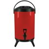 SOGA 18L Stainless Steel Insulated Milk Tea Barrel Hot and Cold Beverage Dispenser Container with Faucet Red, Home & Living>Kitchen & Dining>Barware>Spirit Dispensers, , , , ,  - NZ DEPOT 1