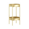 SOGA 2 Layer 50cm Gold Metal Plant Stand Flower Pot Holder Corner Shelving Rack Indoor Display, Home & Living>Home Decor>Indoor Pots, Planters and Plant Stands, , , , ,  - NZ DEPOT 1