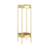 SOGA 2 Layer 80cm Gold Metal Plant Stand Flower Pot Holder Corner Shelving Rack Indoor Display, Home & Living, Home Decor, Indoor Pots, Planters and Plant Stands, , ,  - NZ DEPOT 1