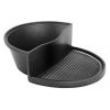 SOGA 2 in 1 Cast Iron Ribbed Fry Pan Skillet Griddle BBQ and Steamboat Hot Pot, Home & Living>Kitchen & Dining>Cookware>Frying Pans, , , , ,  - NZ DEPOT 1