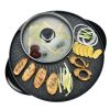 SOGA 2 in 1 Electric Stone Coated Teppanyaki Grill Plate Steamboat Hotpot 3-5 Person, Home & Living>Kitchen & Dining>Cookware>Griddles & Grill Pans, , , , , - NZ DEPOT 1