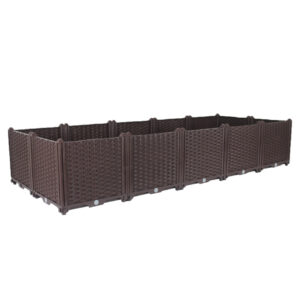 SOGA 200cm Raised Planter Box Vegetable Herb Flower Outdoor Plastic Plants Garden Bed Deepen, Garden, Tools & Hardware, Gardening & Lawn Care, Pots, Planters & Container Accessories, , ,  - NZ DEPOT 1