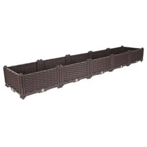 Buy SOGA 200cm Raised Planter Box Vegetable Herb Flower Outdoor Plastic Plants Garden Bed Online - Garden, Tools & Hardware/Gardening & Lawn Care/Pots, Planters & Container Accessories - 1 - NZ Depot Free Shipping