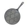 SOGA 23cm Cast Iron Takoyaki Fry Pan Octopus Balls Maker 7 Hole Cavities Grill Mold, Home & Living>Kitchen & Dining>Cookware>Frying Pans, , , , , - NZ DEPOT 1