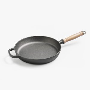 SOGA 25cm Round Cast Iron Frying Pan Skillet Steak Sizzle Platter with Helper Handle, Home & Living, Kitchen & Dining, Cookware, Frying Pans, ,  - NZ DEPOT 2