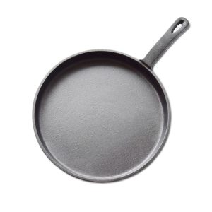 SOGA 26cm Round Cast Iron Frying Pan Skillet Griddle Sizzle Platter, Home & Living, Kitchen & Dining, Cookware, Frying Pans, ,  - NZ DEPOT 1