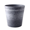 SOGA 27cm Weathered Grey Round Resin Plant Flower Pot in Cement Pattern Planter Cachepot for Indoor Home Office, Home & Living>Home Decor>Indoor Pots, Planters and Plant Stands, , , , ,  - NZ DEPOT 1