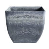SOGA 27cm Weathered Grey Square Resin Plant Flower Pot in Cement Pattern Planter Cachepot for Indoor Home Office, Home & Living>Home Decor>Indoor Pots, Planters and Plant Stands, , , , ,  - NZ DEPOT 1