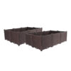 SOGA 2X 120cm Raised Planter Box Vegetable Herb Flower Outdoor Plastic Plants Garden Bed Deepen, Garden, Tools & Hardware>Gardening & Lawn Care>Pots, Planters & Container Accessories, , , , ,  - NZ DEPOT 1