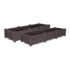 SOGA 2X 120cm Raised Planter Box Vegetable Herb Flower Outdoor Plastic Plants Garden Bed, Garden, Tools & Hardware>Gardening & Lawn Care>Pots, Planters & Container Accessories, , , , ,  - NZ DEPOT 1