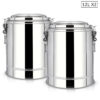 SOGA 2X 12L Stainless Steel Insulated Stock Pot Hot & Cold Beverage Container, Home & Living>Kitchen & Dining>Barware>Spirit Dispensers, , , , ,  - NZ DEPOT 1