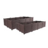 SOGA 2X 160cm Raised Planter Box Vegetable Herb Flower Outdoor Plastic Plants Garden Bed Deepen, Garden, Tools & Hardware>Gardening & Lawn Care>Pots, Planters & Container Accessories, , , , ,  - NZ DEPOT 1