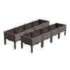 SOGA 2X 160cm Raised Planter Box Vegetable Herb Flower Outdoor Plastic Plants Garden Bed with Legs, Garden, Tools & Hardware>Gardening & Lawn Care>Pots, Planters & Container Accessories, , , , ,  - NZ DEPOT 1