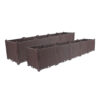 SOGA 2X 200cm Raised Planter Box Vegetable Herb Flower Outdoor Plastic Plants Garden Bed Deepen, Garden, Tools & Hardware>Gardening & Lawn Care>Pots, Planters & Container Accessories, , , , ,  - NZ DEPOT 1