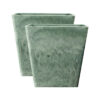 SOGA 2X 27cm Green Grey Square Resin Plant Flower Pot in Cement Pattern Planter Cachepot for Indoor Home Office, Home & Living>Home Decor>Indoor Pots, Planters and Plant Stands, , , , ,  - NZ DEPOT 1