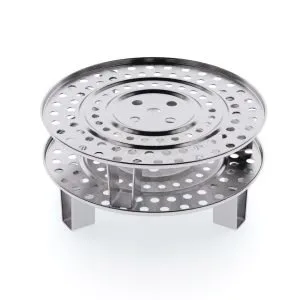 Buy SOGA 2X 28cm Stainless Steel Steamer Insert Stock Pot Steaming Rack Stockpot Tray Online - home & living > kitchen & dining > cookware > stock & multi pots - 1 - NZ Depot Free Shipping