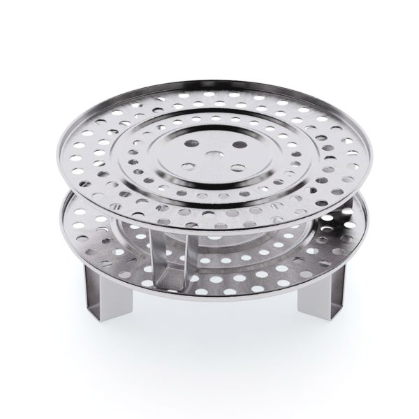 Soga 2X 28Cm Stainless Steel Steamer Insert Stock Pot Steaming Rack Stockpot Tray, Home &Amp; Living &Gt; Kitchen &Amp; Dining &Gt; Cookware &Gt; Stock &Amp; Multi Pots, , , , ,  - Nz Depot 1