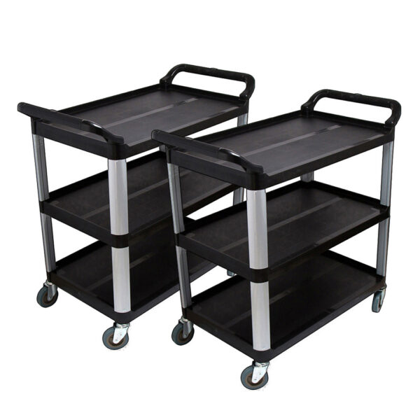 Soga 2X 3 Tier 83.5X43X95Cm Food Trolley Food Waste Cart Food Utility Mechanic Kitchen Small, Business &Amp; Industrial, Food Service, Food Service Carts, , ,  - Nz Depot 1