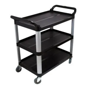Buy SOGA 2X 3 Tier 83x43x95cm Food Trolley Food Waste Cart w/ 2 Bins Storage Kitchen Small Online - Business & Industrial/Food Service/Food Service Carts - 2 - NZ Depot Free Shipping