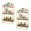 SOGA 2X 3 Tier Rectangular Bathroom Shelf Multifunctional Storage Display Rack Organiser, Home>Bathroom>Bathroom Accessories>Bathroom Storage, , , , ,  - NZ DEPOT 1