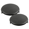 SOGA 2X 33CM Reversible Round Cast Iron Induction Crepes Pan Baking Cookie Pancake Pizza Bakeware, Home & Living>Kitchen & Dining>Cookware>Frying Pans, , , , ,  - NZ DEPOT 1